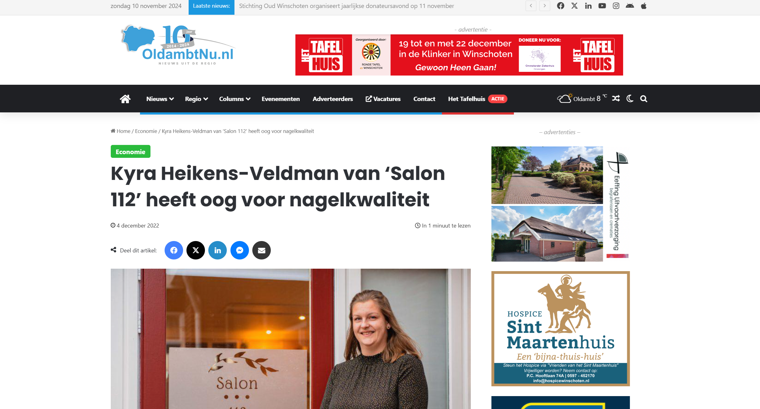 Artikel op oldambtnu.nl